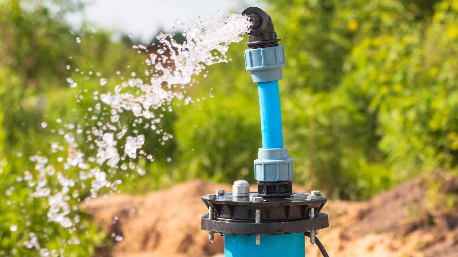 open external well casing