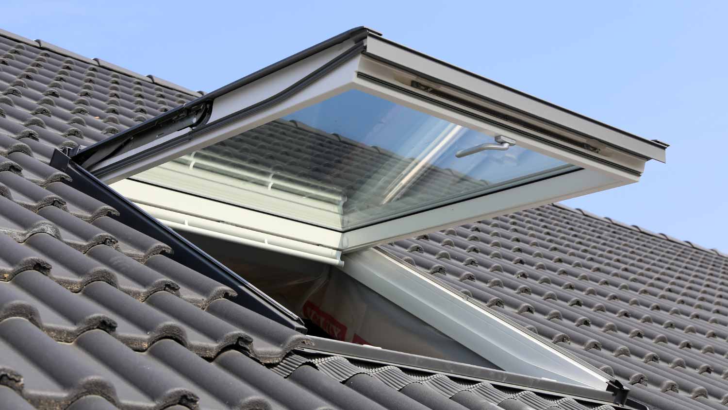 An open vented skylight