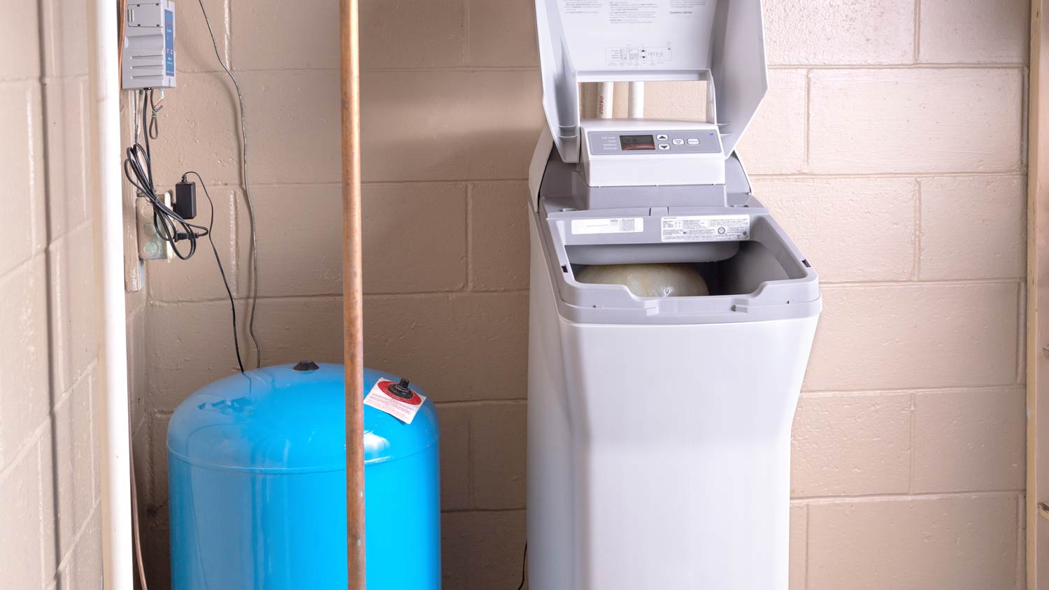pen water softener in basement