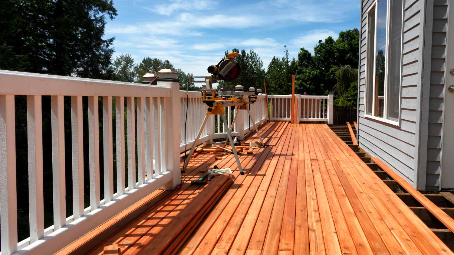 Outdoor deck remodel