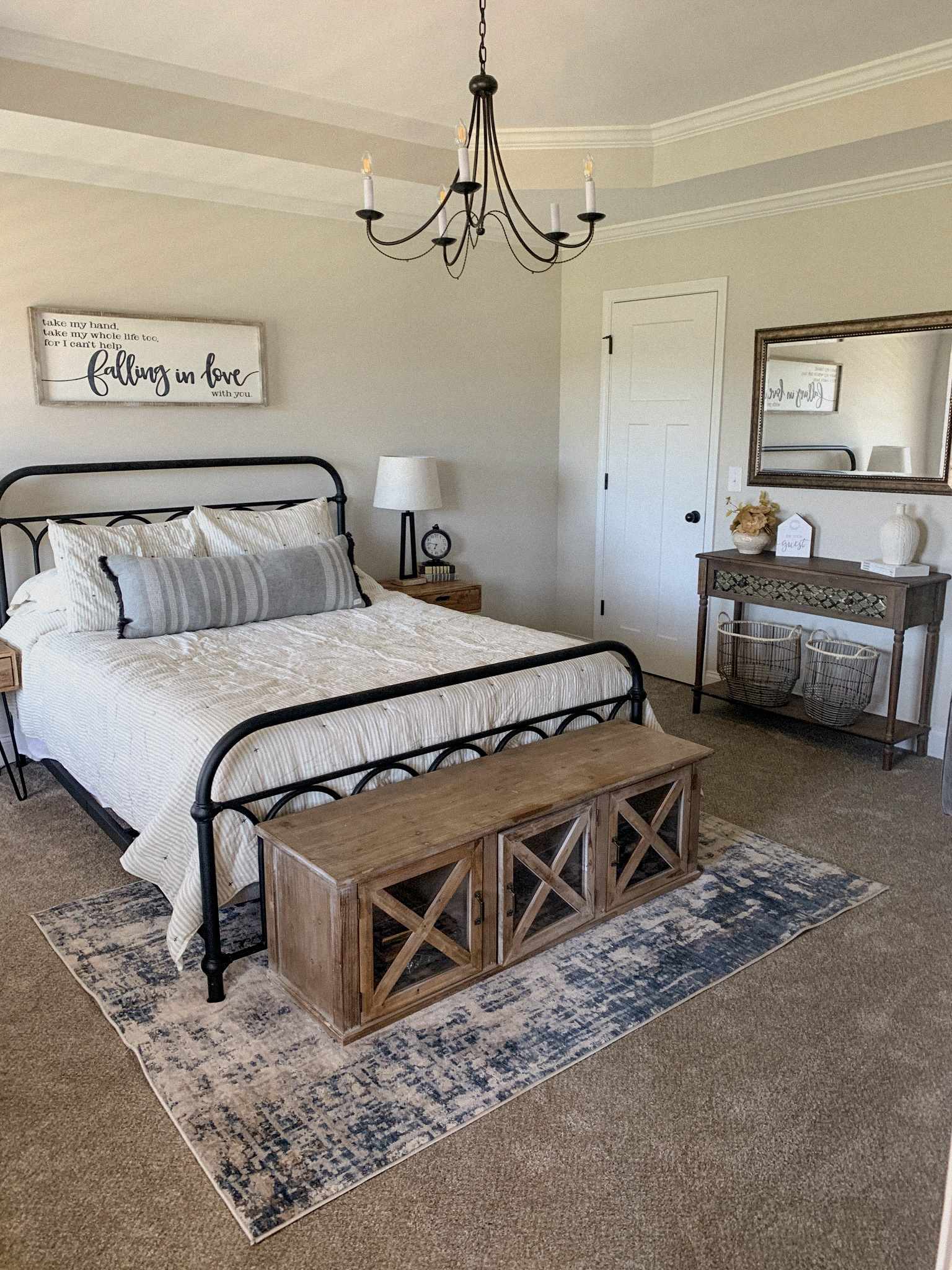 remodeled rustic bedroom