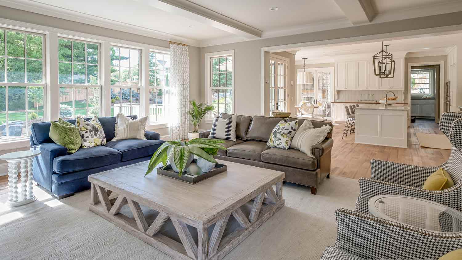 open concept family room