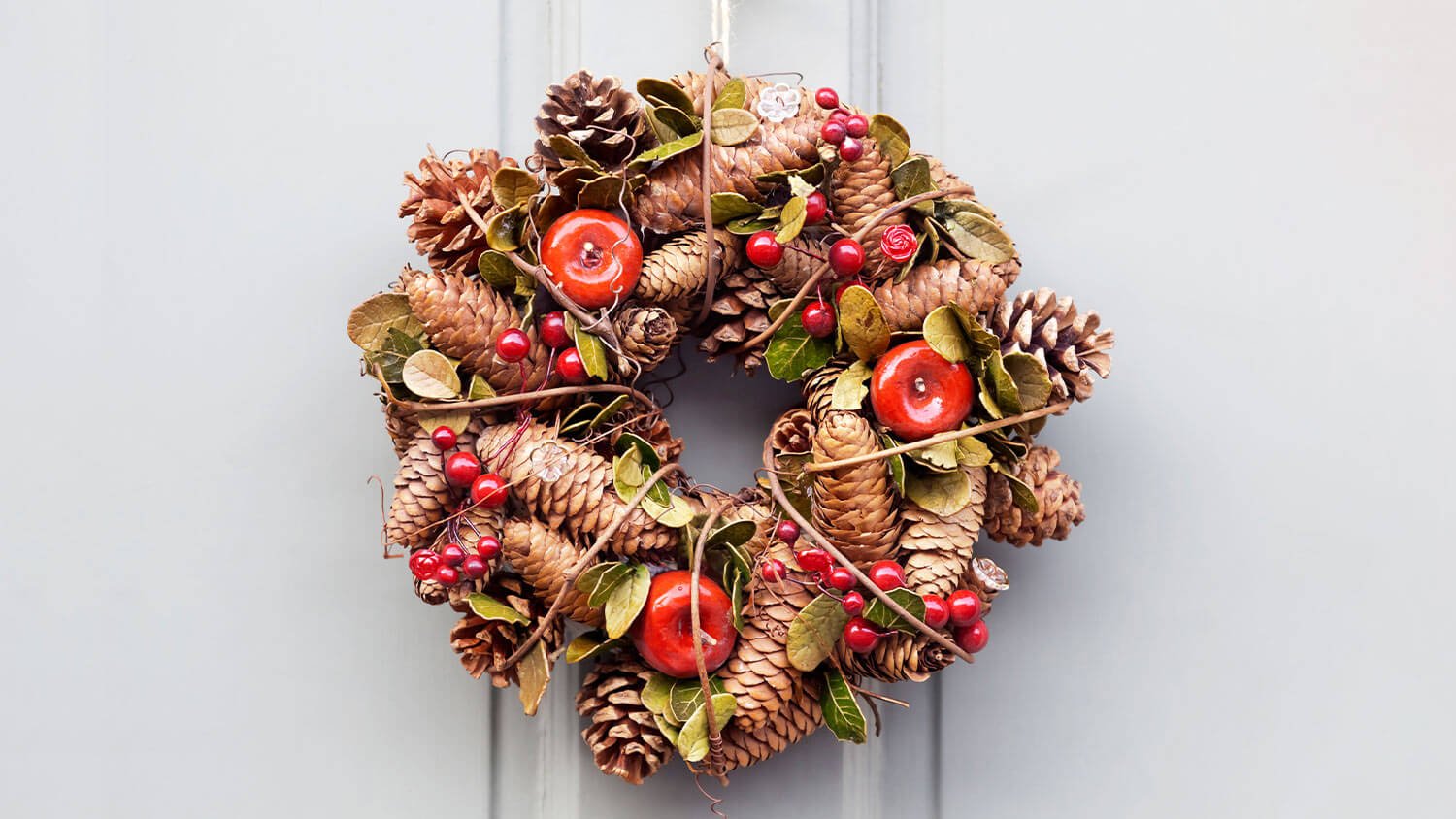 pine cone wreath