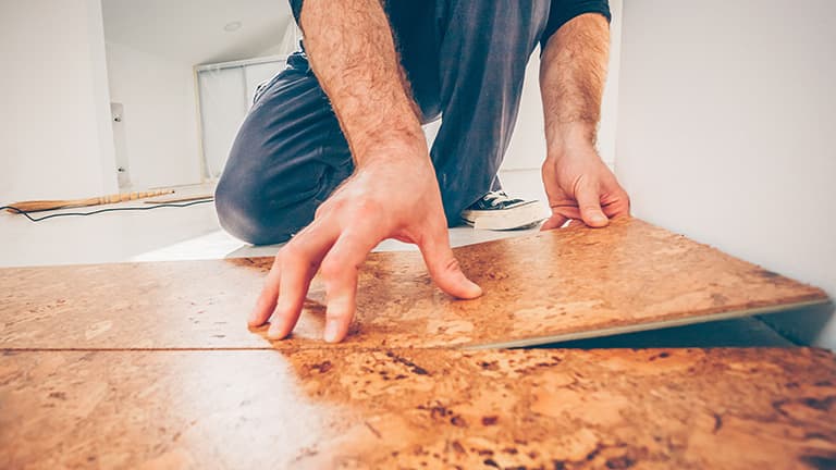 Cork Flooring Samples, Samples of Cork Floor Tiles