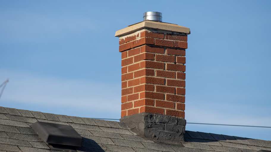 red brick chimney