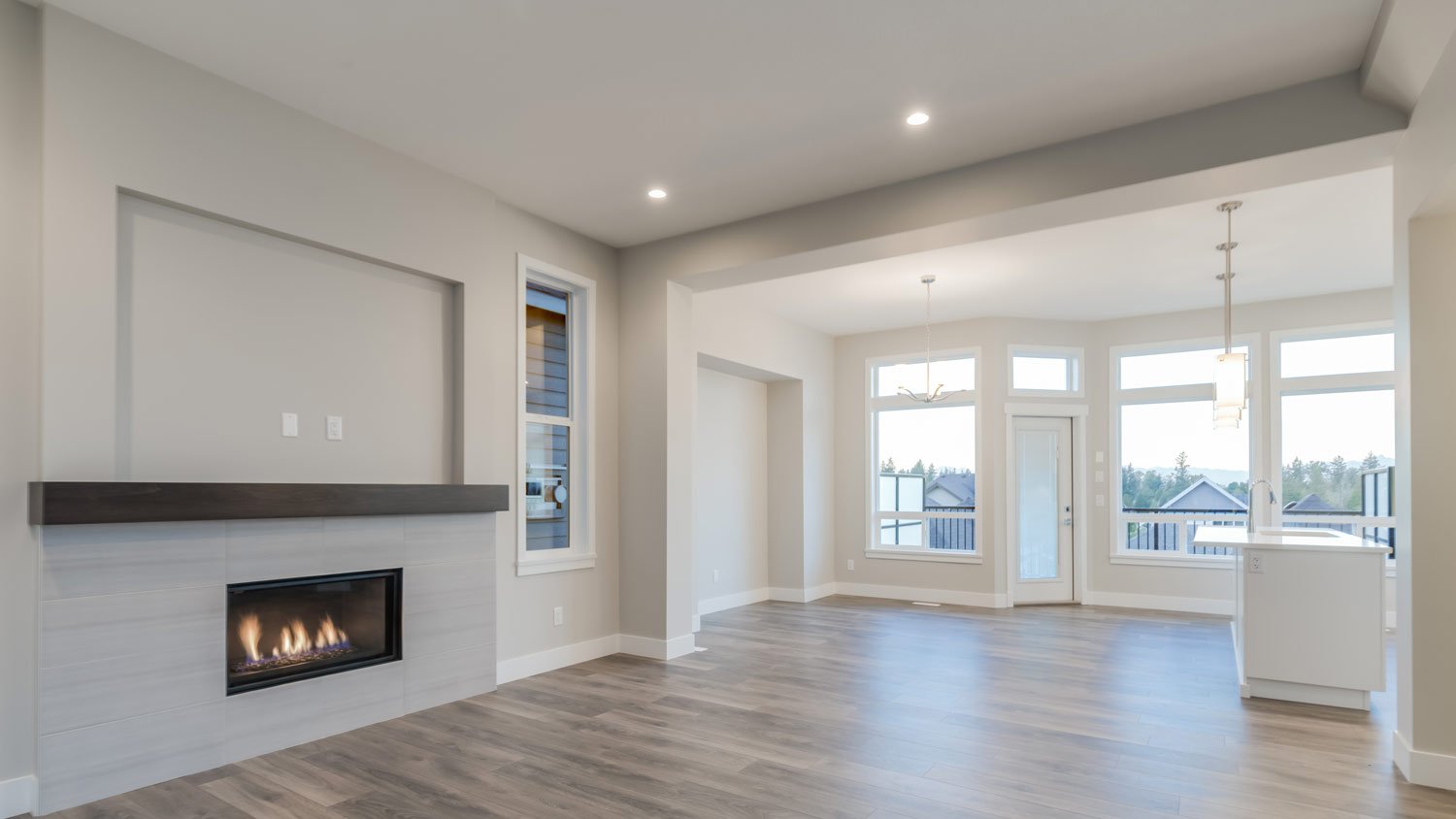 empty renovated living room