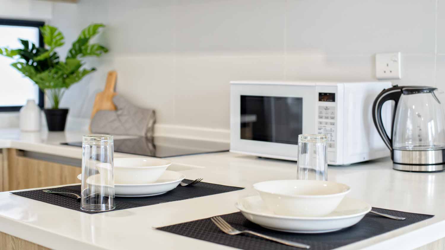 A renovated white kitchen