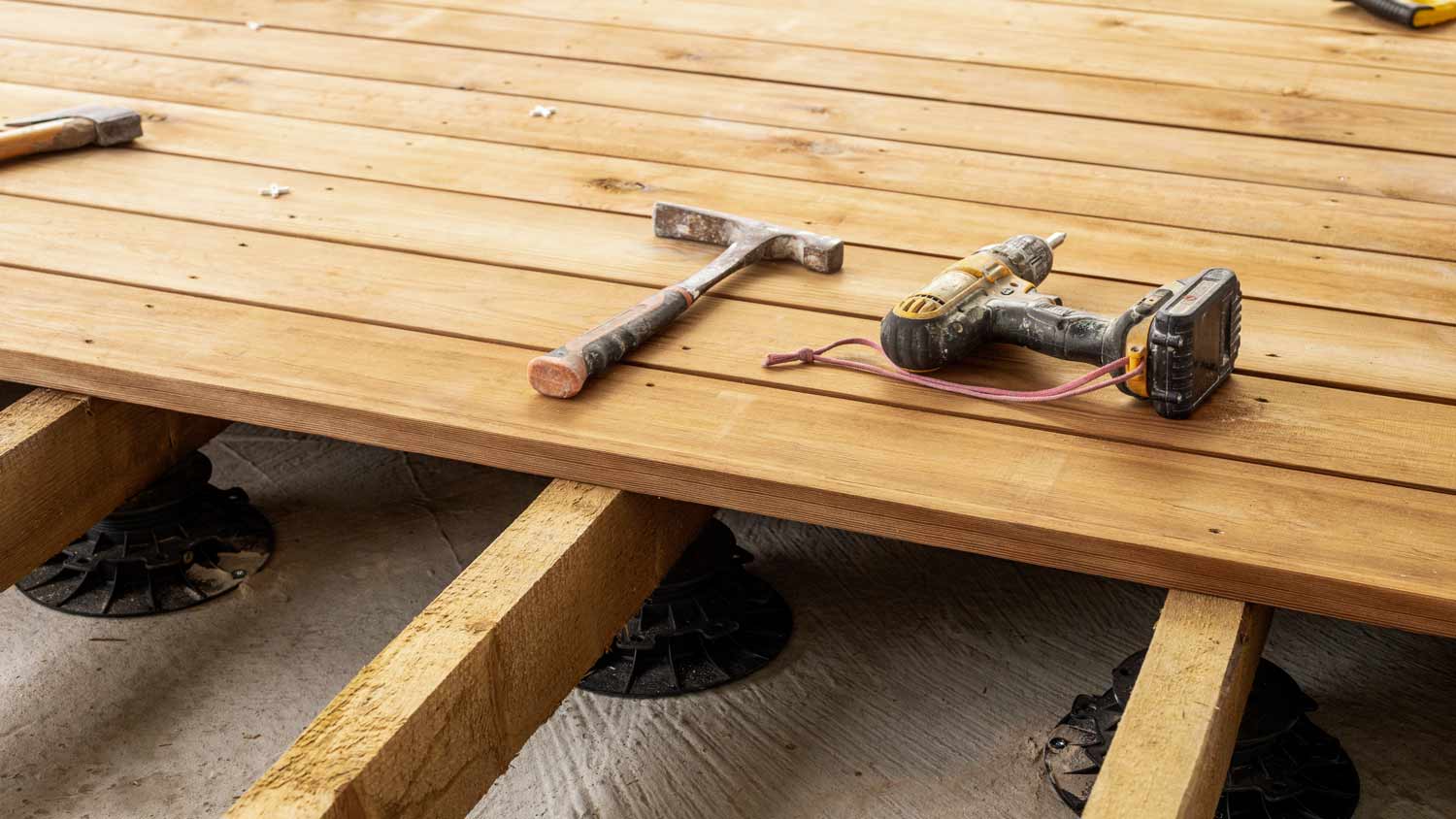Tools to replace a wood deck