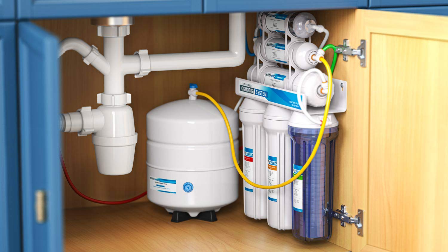 reverse osmosis purification system under sink