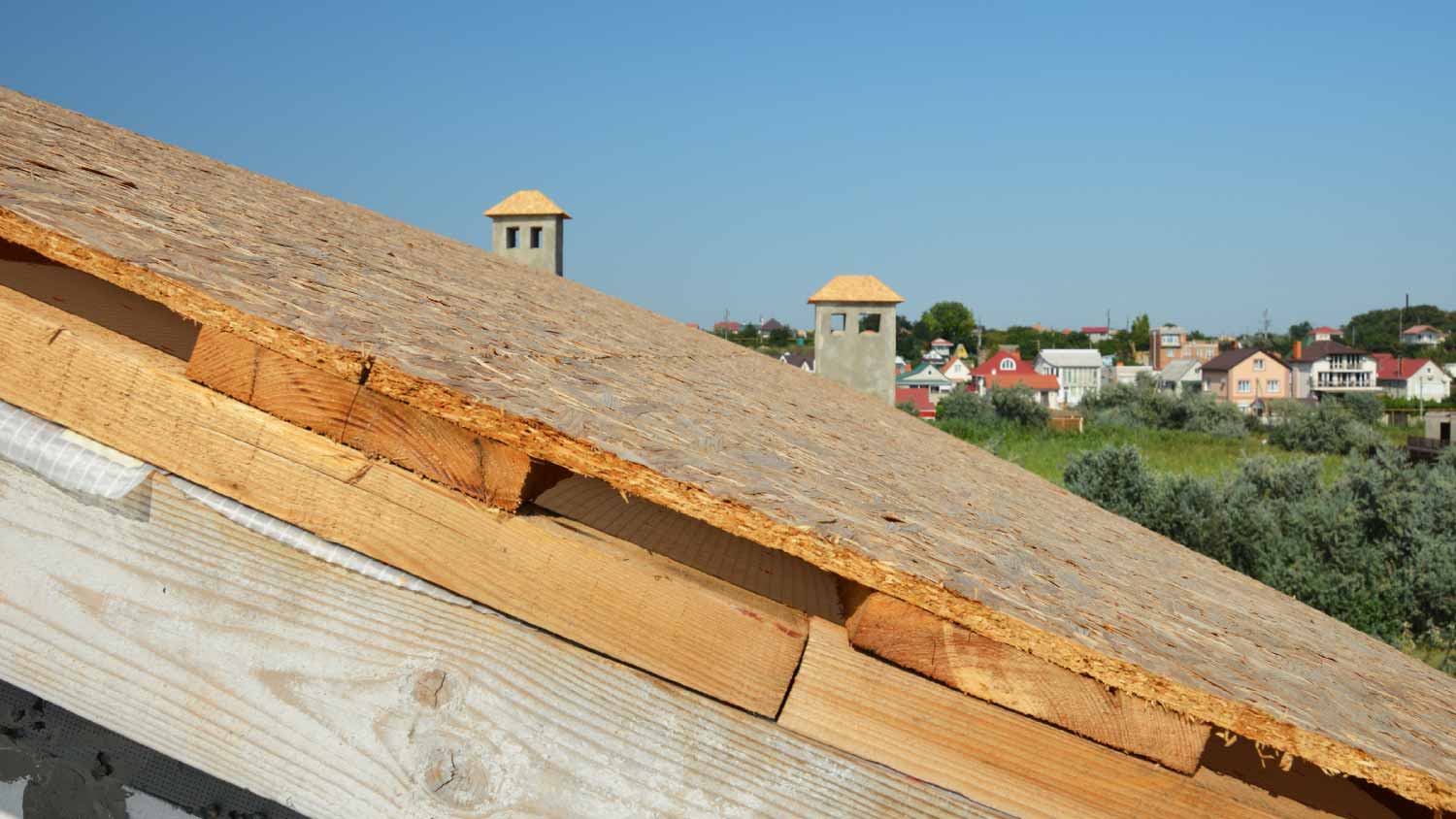 Roof under construction