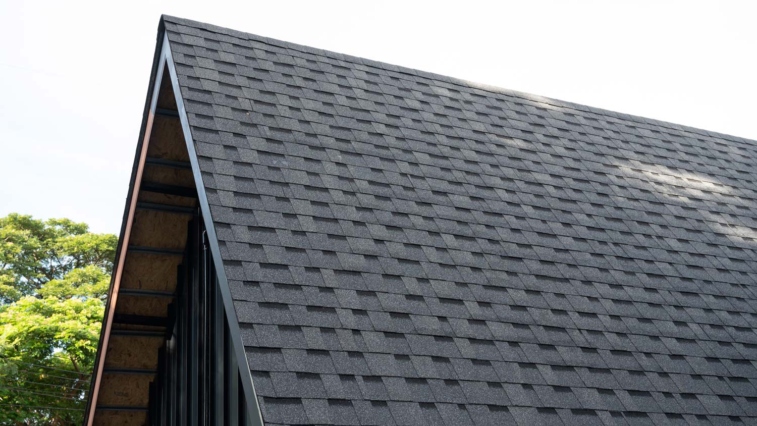 Detail of roof on house