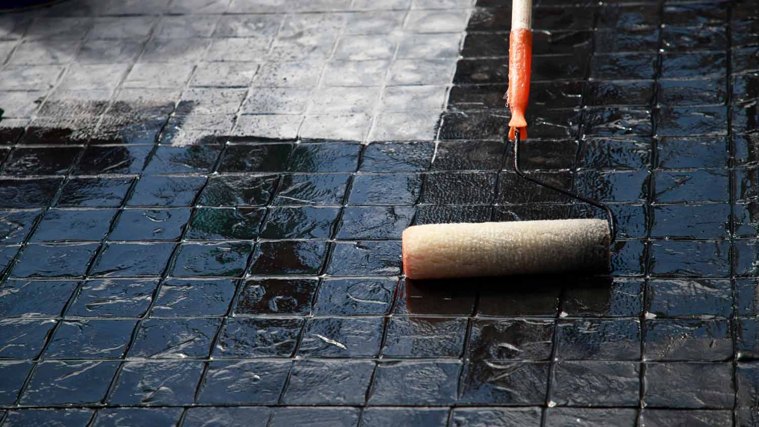 sealing stamped concrete