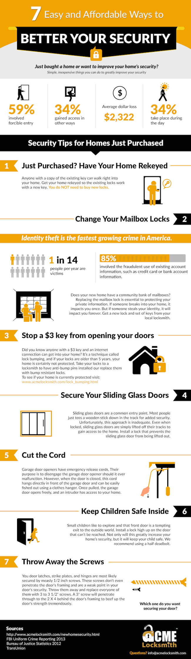 improve home security infographic