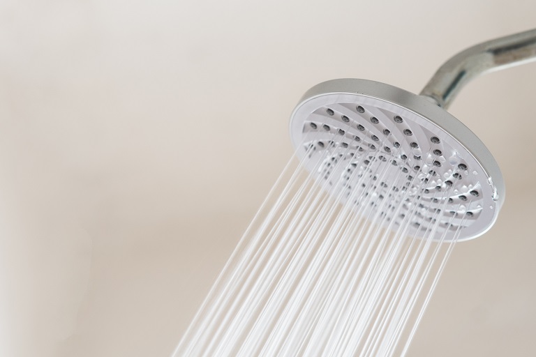 Shower Head Spraying Water