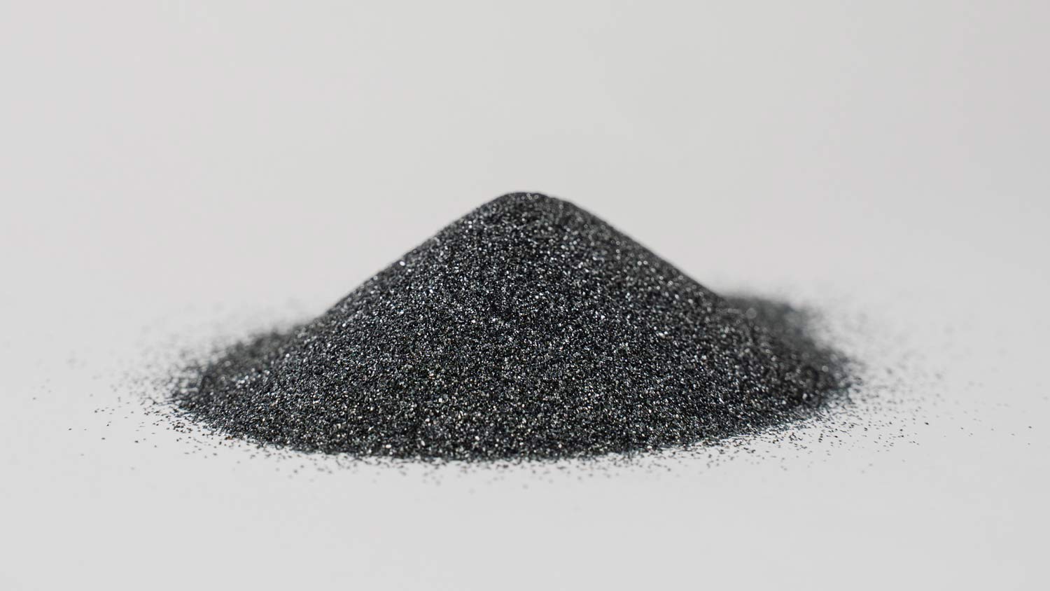silicon carbide powder close up