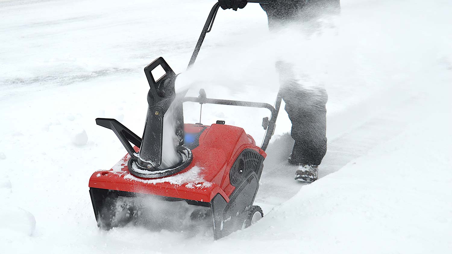 A snow thrower