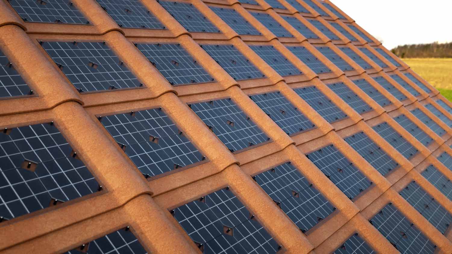 solar shingles on roof