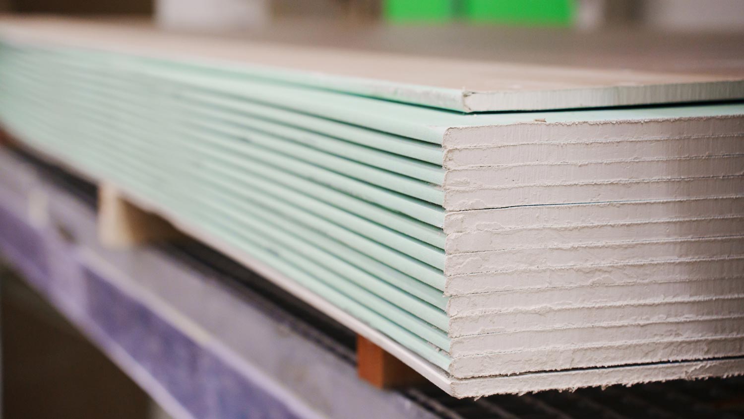 stack of drywall