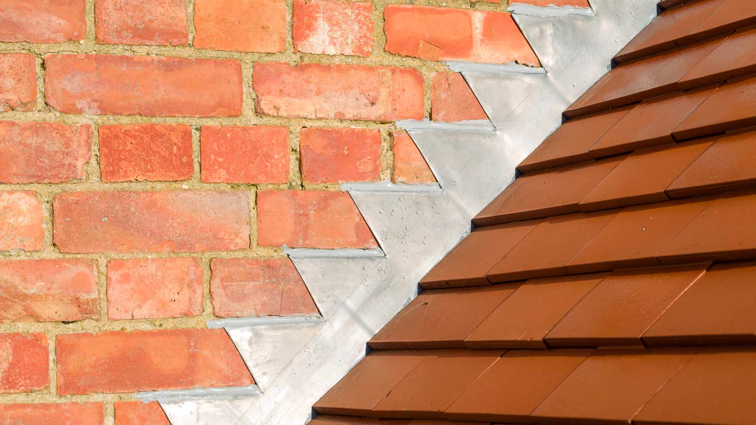 step flashing on brick house