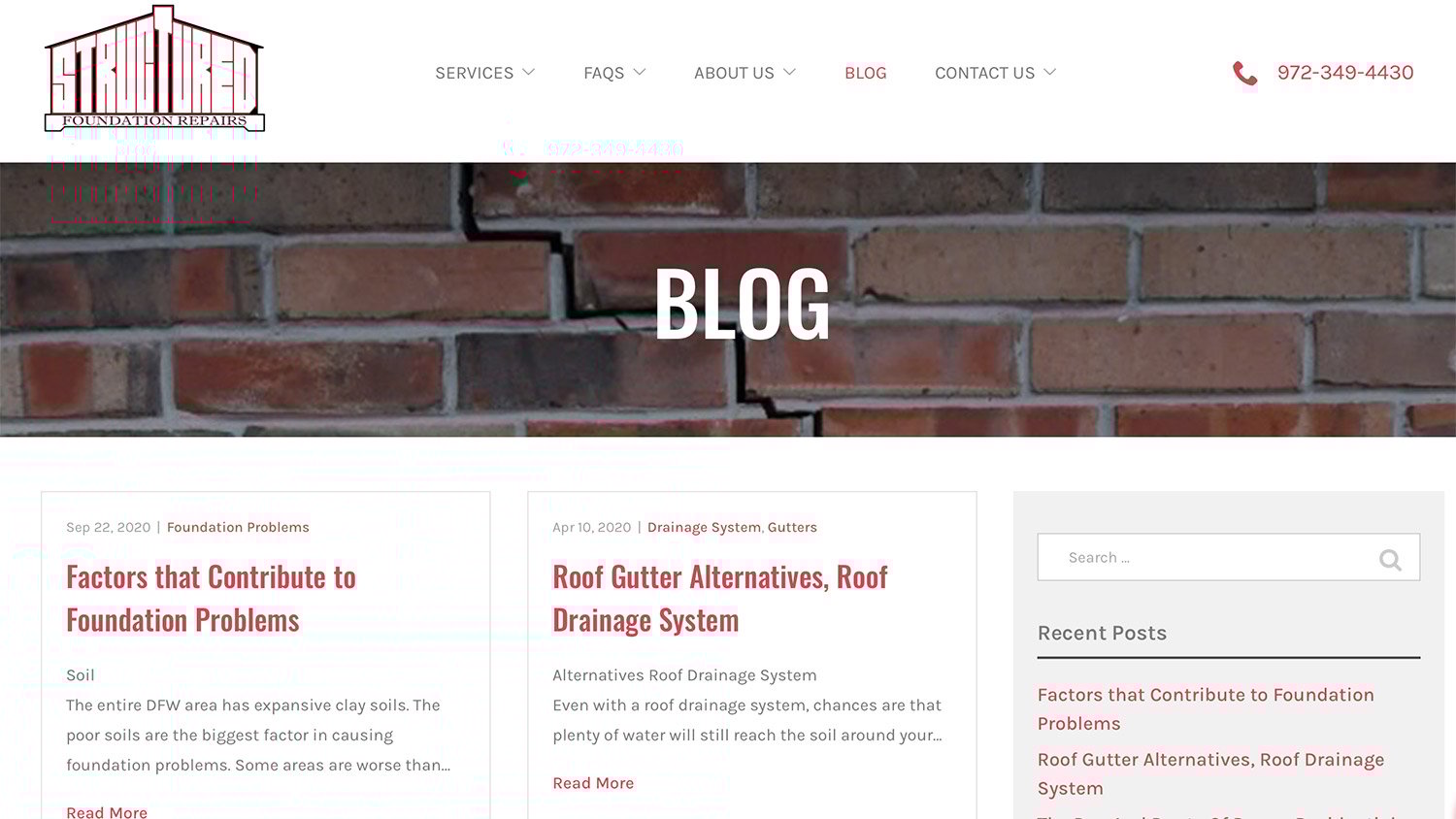 Structured Foundation Repairs' blog