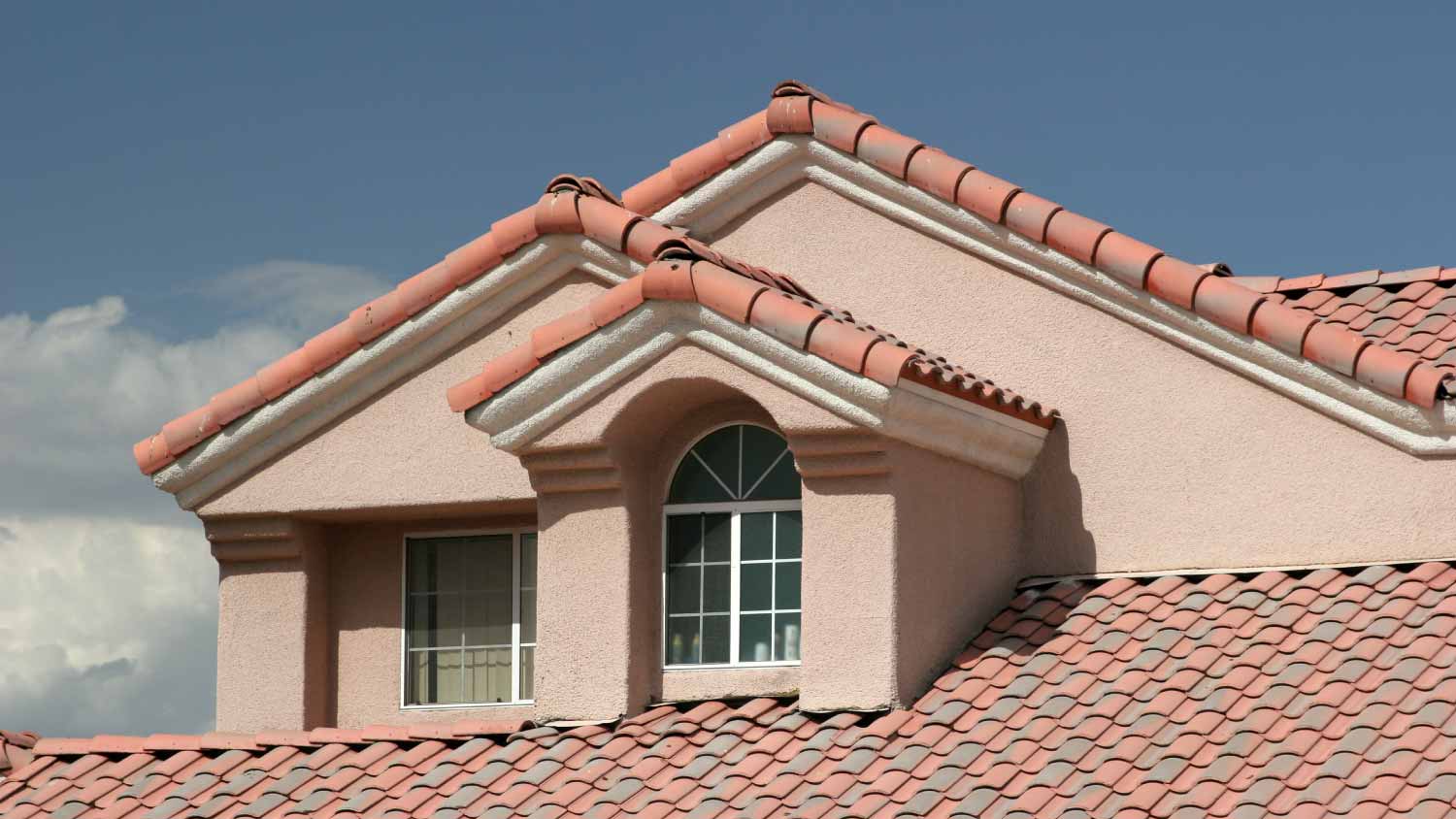 stucco home detail