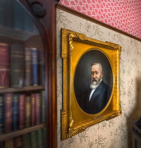 Walter Knabe wallpaper at the Benjamin Harrison Presidentisl site