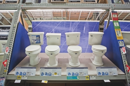 Selecting a toilet may seem simple, but there are a number of options. Consult with a highly rated plumber to find what best fits your family. (Photo by Brandon Smith)