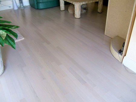 Photo of engineered hardwood flooring in a home