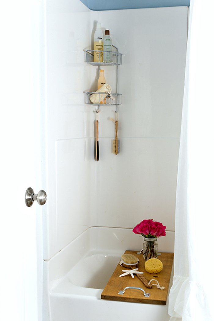 before and after shower remodel