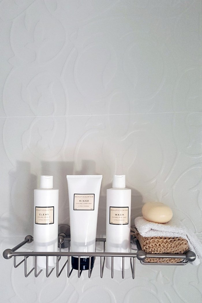 before and after shower remodel