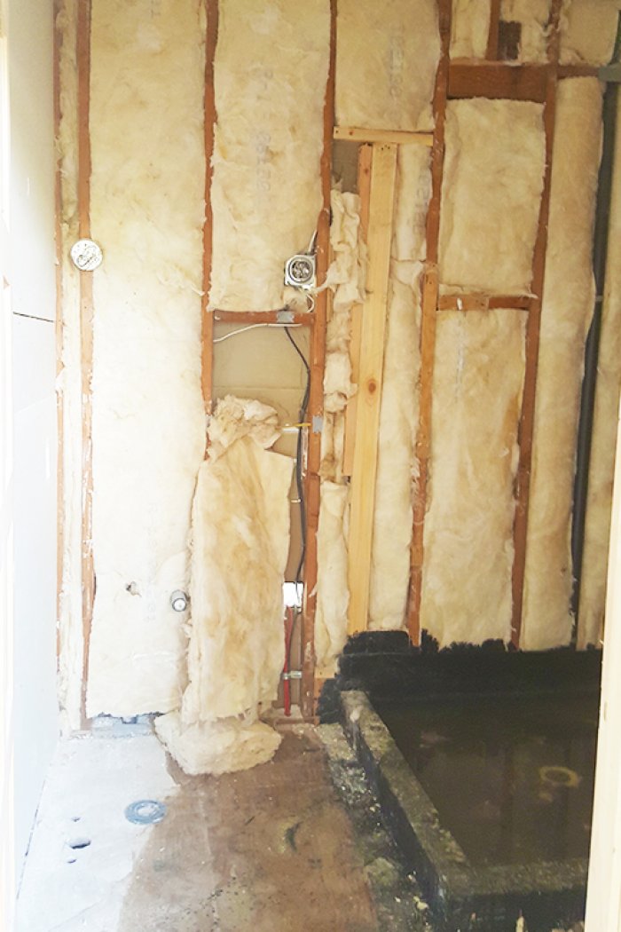 before and after shower remodel