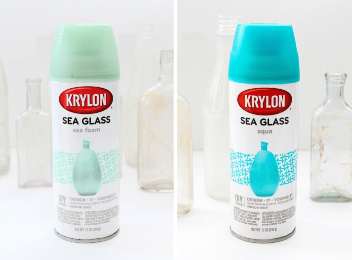 Krylon sea glass spray paint