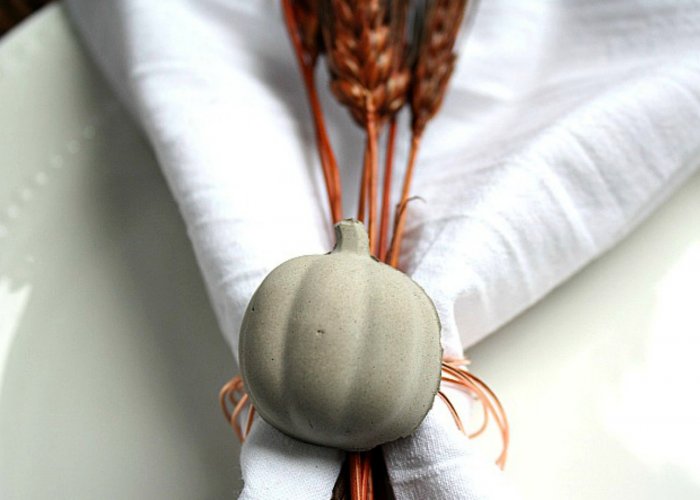 pumpkin napkin ring