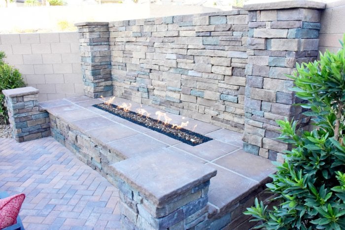 A fire pit created the perfect place to hang out. (Photo by Reuban Padilla)