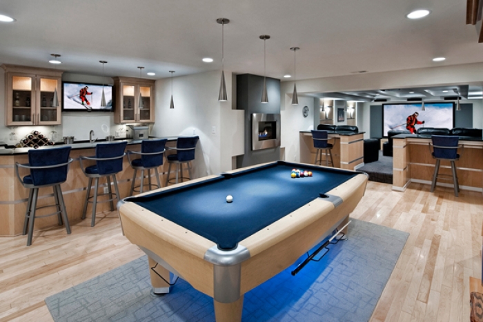 basement remodel man cave