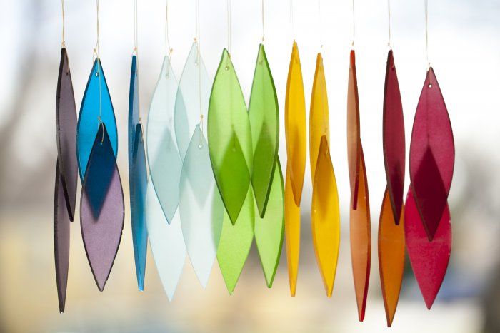 wind chime rainbow colorful wind chime
