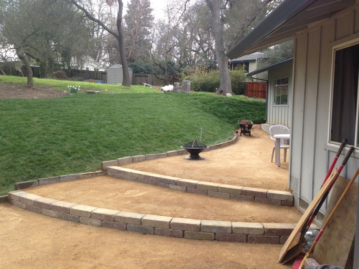 yard grading, yard leveling