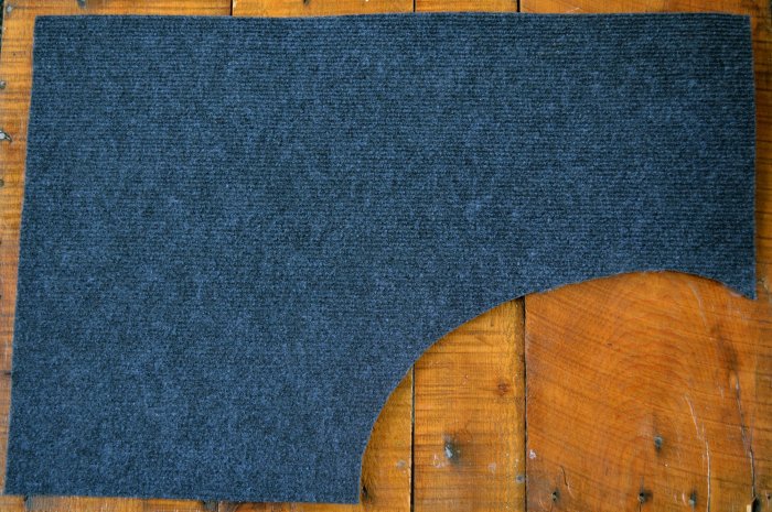 making Halloween welcome mat