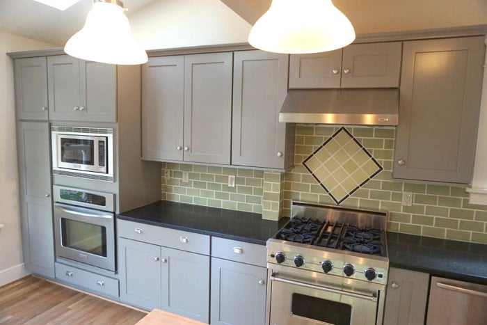 painted cabinets gray painted kitchen cabinets
