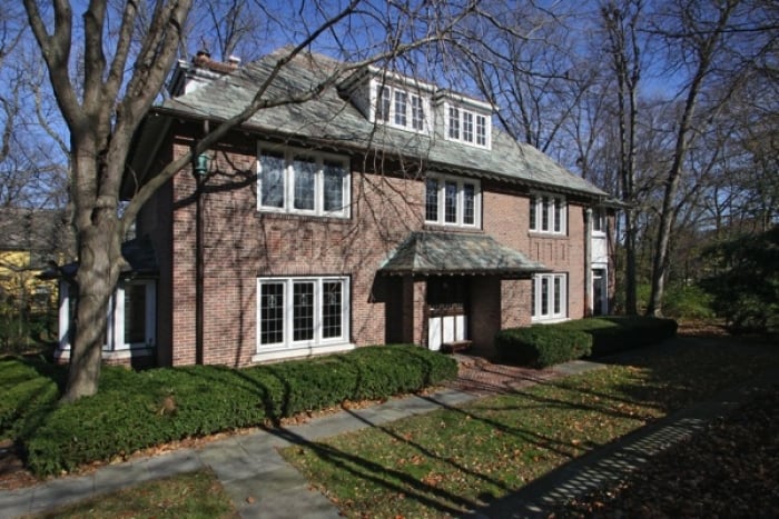Vonnegut's boyhood home stands in the Butler-Tarkington neighborhood, on Indy's Near Northwestside. (Photo courtesy of Matt McLaughlin, F.C. Tucker Company)