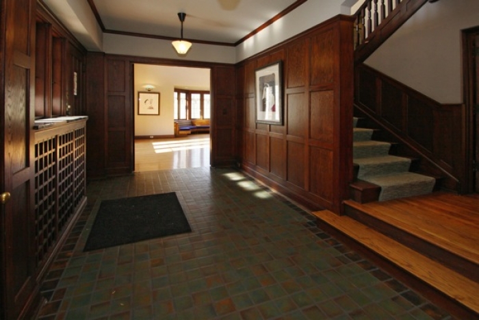 Designed by Kurt Vonnegut Sr., the house at 4401 N. Illinois St. champions the Arts and Crafts-style architecture. (Photo courtesy of Matt McLaughlin, F.C. Tucker Company)
