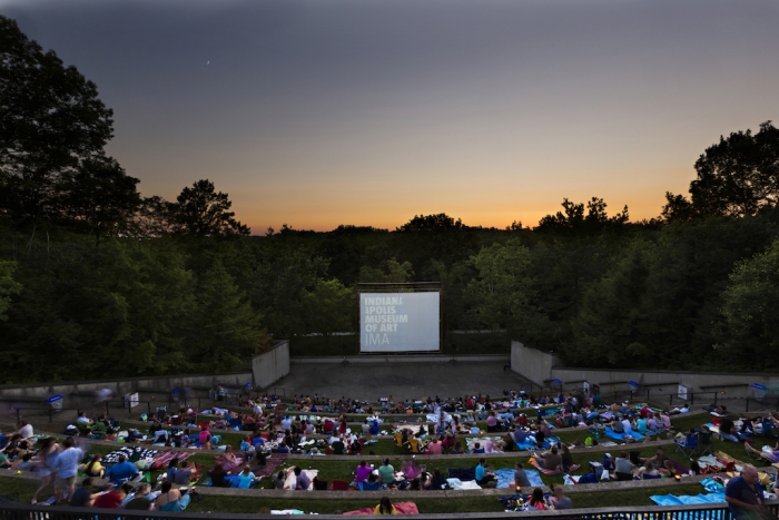 Indianapolis Museum of Art Summer Nights movies amphitheater