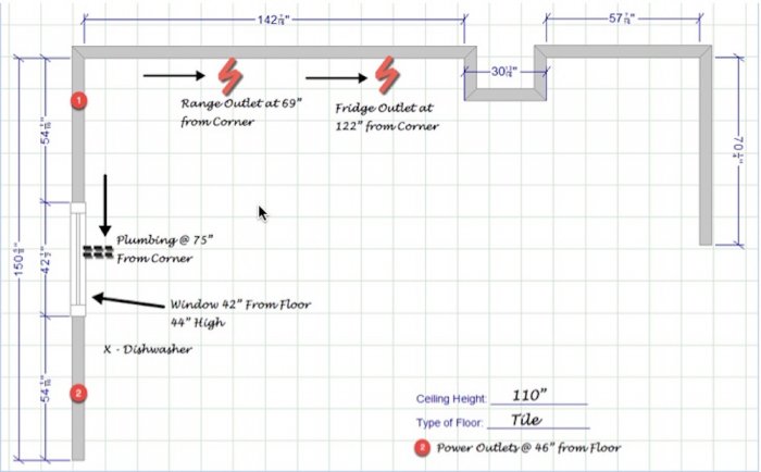 kitchen remodel blueprint