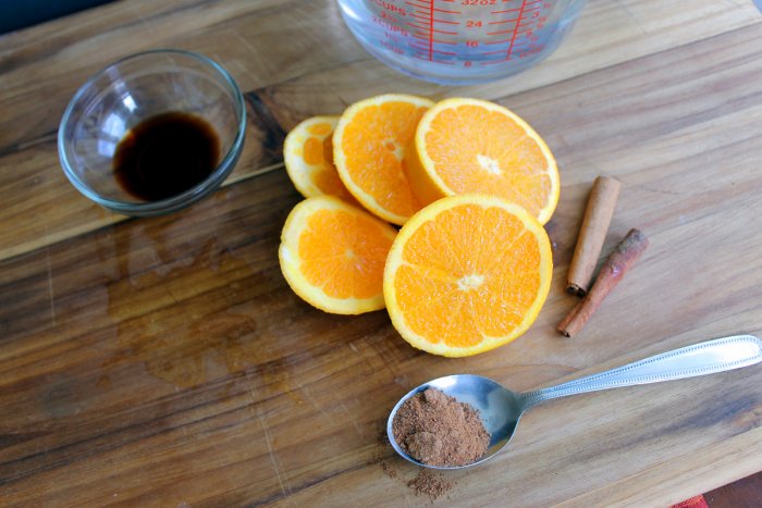 orange cinnamon spice simmer pot recipe