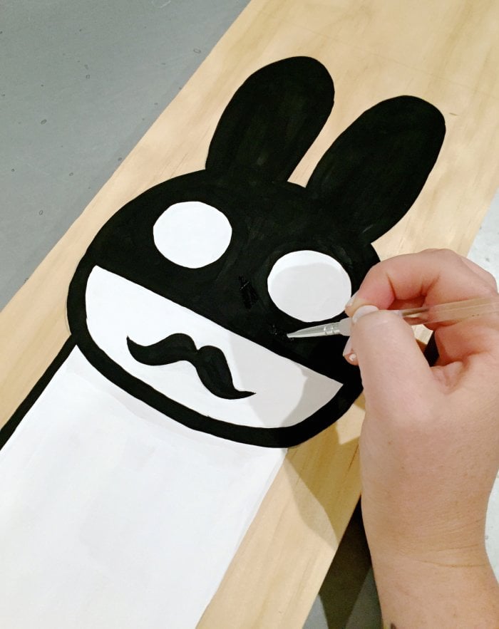painting DIY height chart