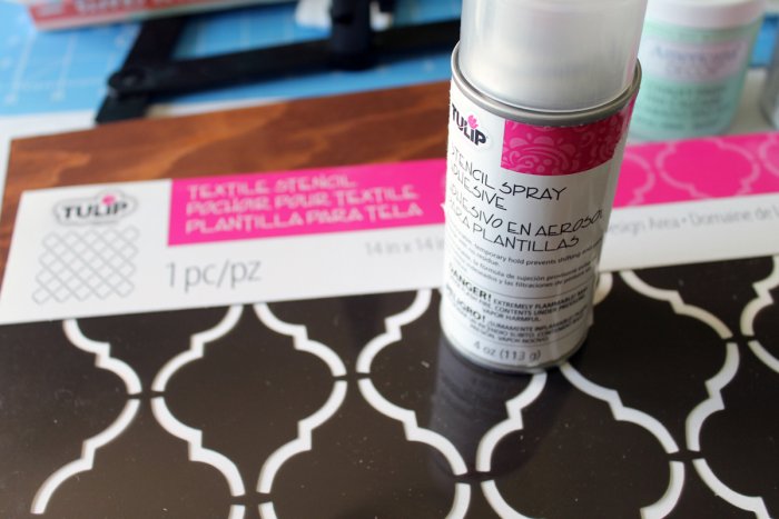 stencil spray