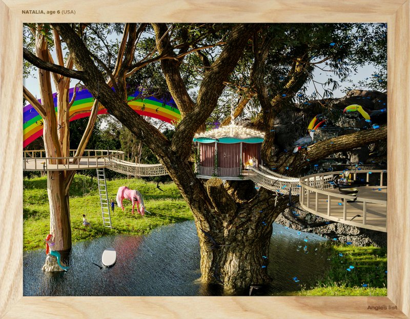 rendering of Natalia's backyard by a designer