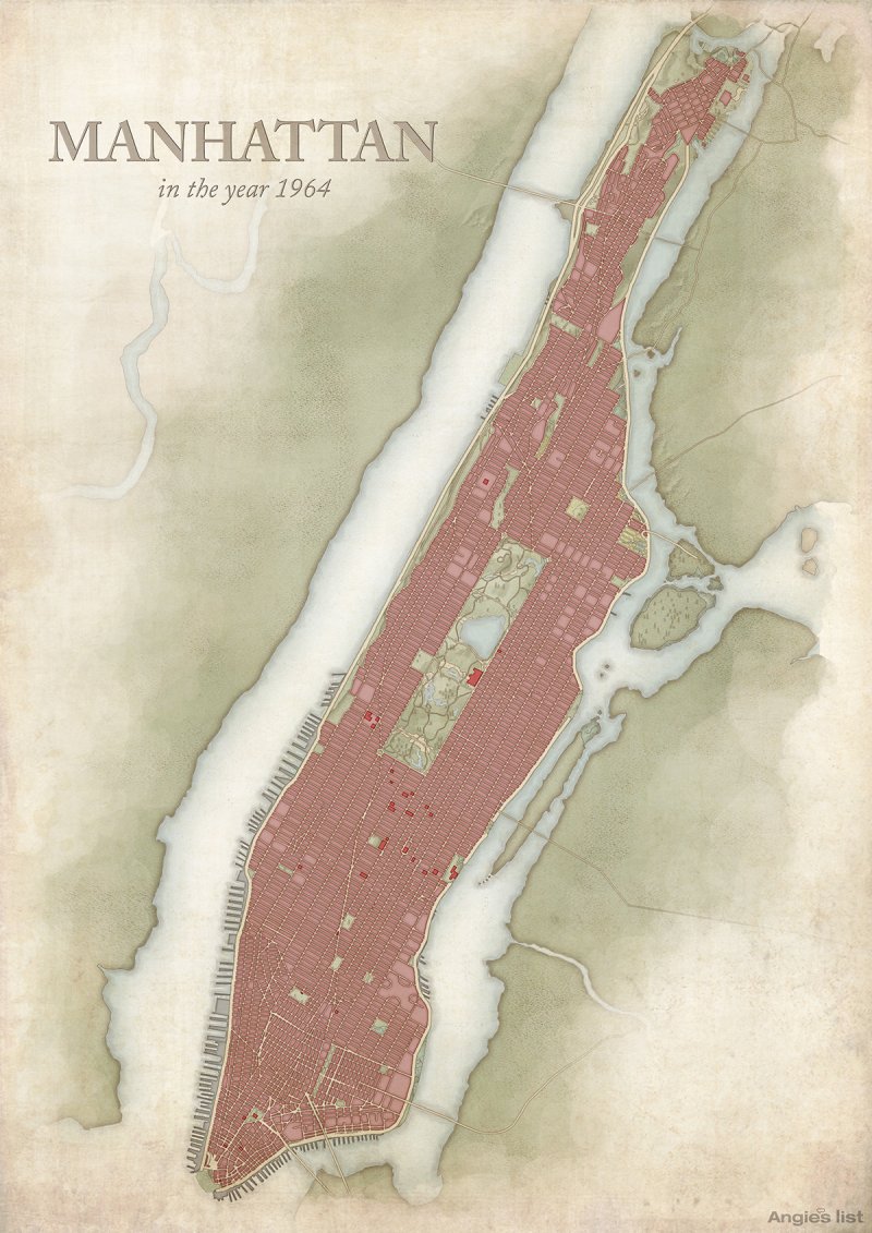 Manhattan in 1964