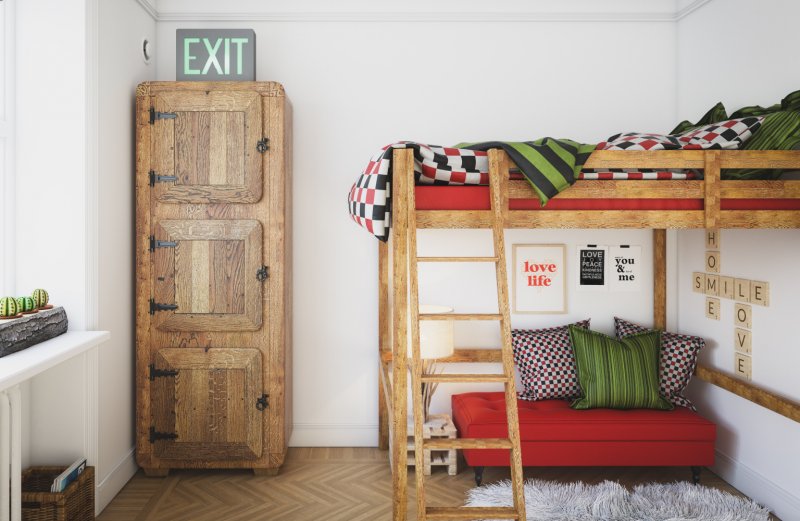 kids bunk beds (Photo by Bulgac/iStock/Getty Images Plus via Getty Images)