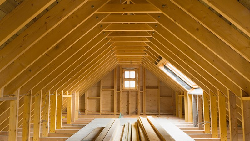 Attic trusses (Photo by northlightimages / E+ via Getty Images)